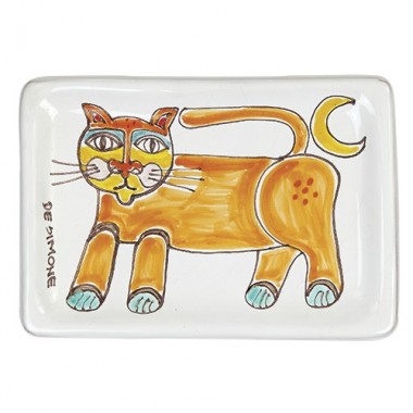 Posacenere Gatto Folk in ceramica PC282FK-1 Posacenere Gatto Folk in ceramica PC282FK-1